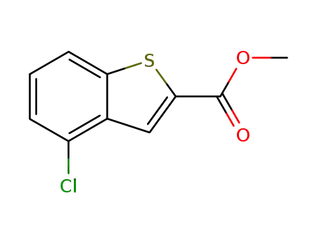 4- 클로로-벤조 [B] 티 오펜 -2- 카복실산 메틸 에스테르