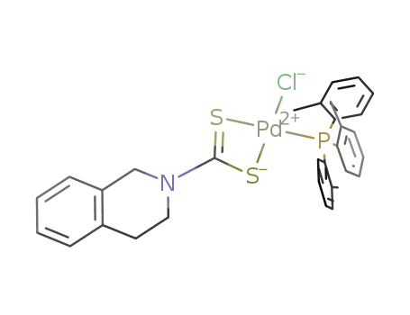 [Pd(1,2,3,4-tetrahydroisoquinolinedithiocarbamate)(tri-o-tolylphosphine)Cl]