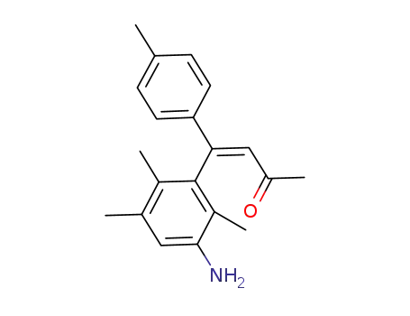 Molecular Structure of 1139719-64-4 ((Z)-4-(3-amino-2,5,6-trimethylphenyl)-4-(4-methylphenyl)but-3-en-2-one)