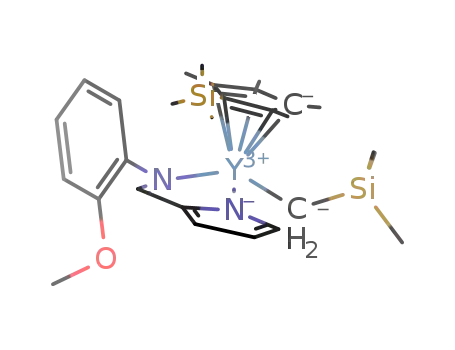 [(η5-(C5Me4SiMe3)(2-((N-2-methoxyphenyl)iminomethyl)pyrrole(1-))]Y(CH2SiMe3)