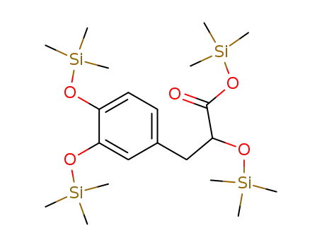 Molecular Structure of 68595-72-2 (Trimethylsilyl catechollactate tris(trimethylsilyl) ether)