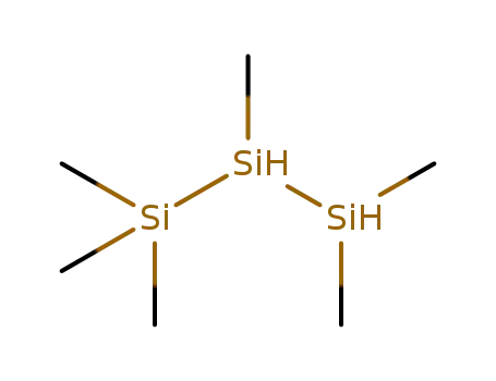 Molecular Structure of 99811-09-3 (Trisilane, 1,1,1,2,3,3-hexamethyl-)