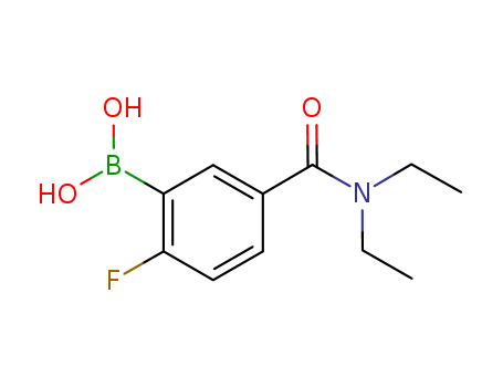 N,N-Diethyl 3-borono-4-fluorobenzamide 874289-47-1