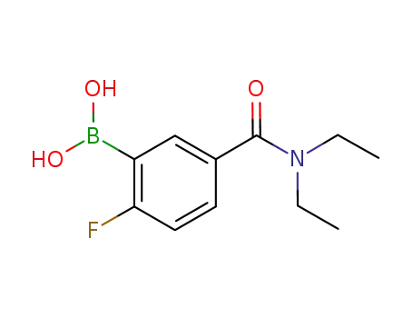 5-(디에틸카르바모일)-2-플루오로벤젠보론산