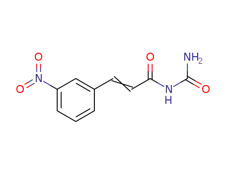 Molecular Structure of 62879-62-3 (2-Propenamide, N-(aminocarbonyl)-3-(3-nitrophenyl)-)