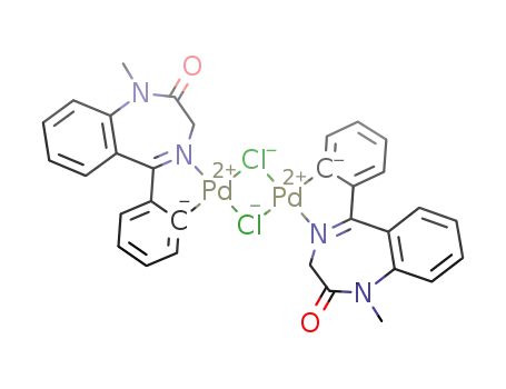 [(PdCl(1-methyl-5-phenyl-1H-benzo[e][1,4]diazepin-2(3H)-one))2]