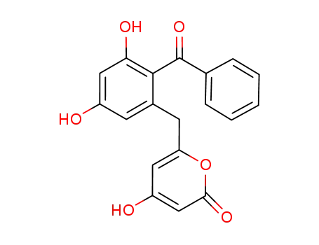 C<sub>19</sub>H<sub>14</sub>O<sub>6</sub>