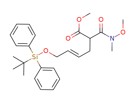 methyl (4E)-6-{[tert-butyl(diphenyl)silyl]oxy}-2-{[methoxy(methyl)amino]carbonyl}hex-4-enoate