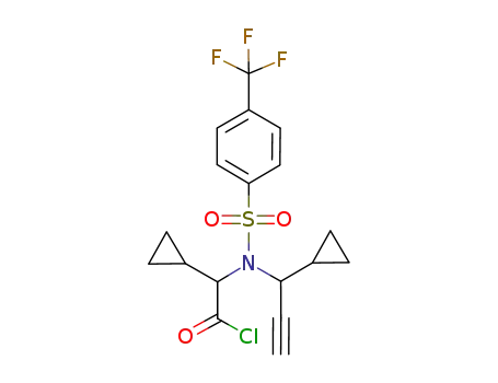 C<sub>18</sub>H<sub>17</sub>ClF<sub>3</sub>NO<sub>3</sub>S