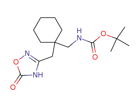 Molecular Structure of 227626-65-5 (TERT-BUTYL N-METHYL-N-{2-[(5-OXO-4,5-DIHYDRO-1,2,4-OXADIAZOL-3-YL)METHYL]CYCLOHEXYL}CARBAMATE)