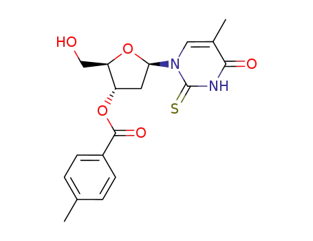 3'-p-toluoyl-2-thiothymidine