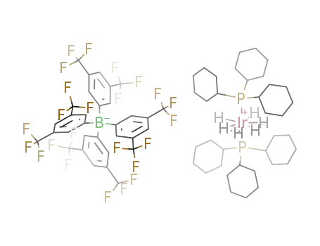 [IrH2(η2-H2)2(P(C6H11)3)2][B(C6H3(CF3)2)4]