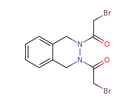 Molecular Structure of 80271-35-8 (Phthalazine, 2,3-bis(bromoacetyl)-1,2,3,4-tetrahydro-)