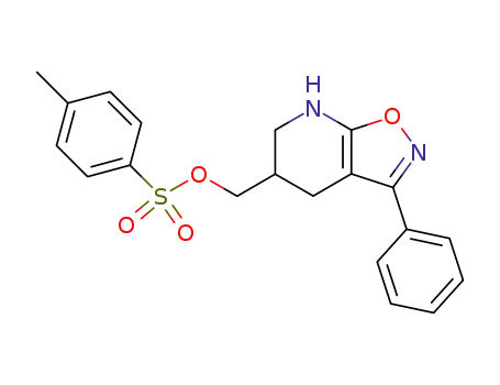 Isoxazolo[5,4-b]pyridine-5-methanol, 4,5,6,7-tetrahydro-3-phenyl-,
4-methylbenzenesulfonate (ester)