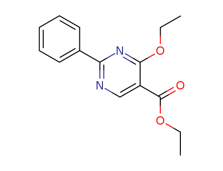 5-Pyrimidinecarboxylicacid, 4-ethoxy-2-phenyl-, ethyl ester