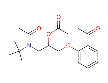 2'-<2-Acetoxy-3-<acetyl-tert-butylamino>propoxy>acetophenone
