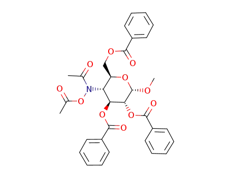 methyl 4-(N-acetoxyacetamido)-2,3,6-tri-O-benzoyl-4-deoxy-α-D-glucopyranoside
