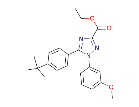 ethyl 5-(4-tert-butylphenyl)-1-(3-methoxyphenyl)-1H-1,2,4-trazole-3-carboxylate