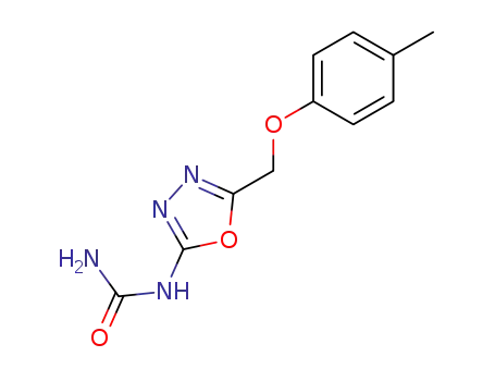 (5-p-Tolyloxymethyl-[1,3,4]oxadiazol-2-yl)-urea