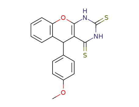 5-(4-methoxyphenyl)-1,5-dihydro-2H-chromeno[2,3-d]pyrimidine-2,4(3H)-dithione