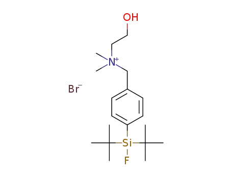 N-(4-(di-tert-butylfluorosilyl)benzyl)-2-hydroxy-N,N-dimethylethylammonium bromide