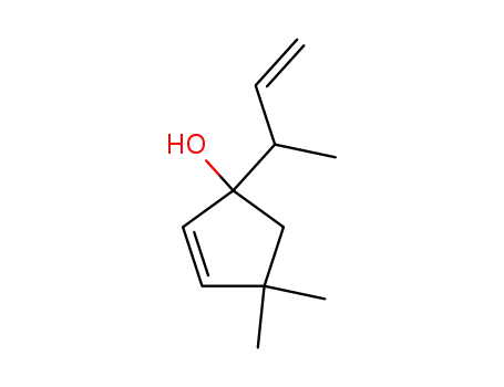 Molecular Structure of 108886-65-3 (2-Cyclopenten-1-ol, 4,4-dimethyl-1-(1-methyl-2-propenyl)-)