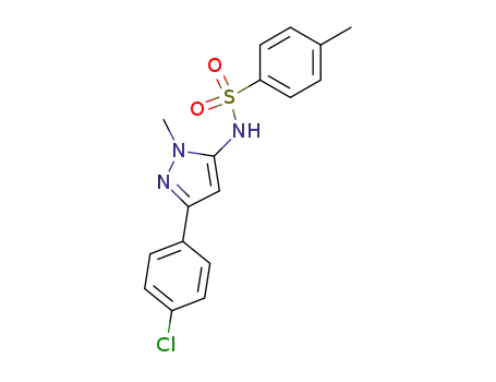 N-[5-(4-Chloro-phenyl)-2-methyl-2H-pyrazol-3-yl]-4-methyl-benzenesulfonamide