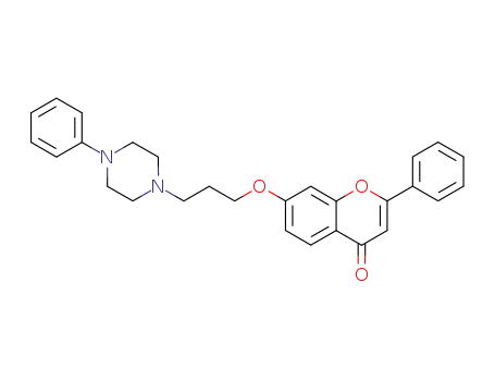 2-phenyl-7-[3-(4-phenyl-piperazin-1-yl)-propoxy]-chromen-4-one