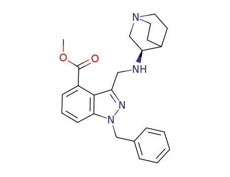 (R)-methyl 1-benzyl-3-((quinuclidin-3-ylamino)methyl)-1H-indazole-4-carboxylate