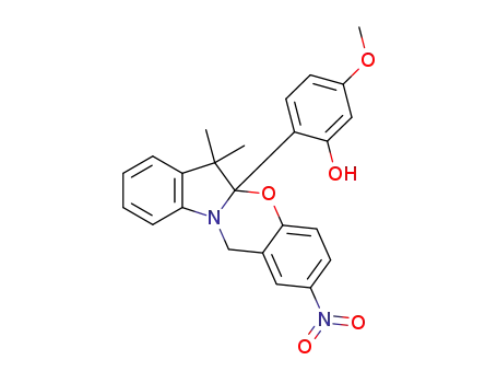 5a-(2-hydroxy-4-methoxyphenyl)-6,6-dimethyl-2-nitro-5a,6-dihydro-12H-indolo[2,1b][1,3]benzoxazine