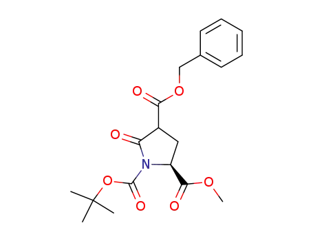 (2S)-1-tert-butyloxycarbonyl-4-benzyloxycarbonyl-5-oxoproline methyl ester