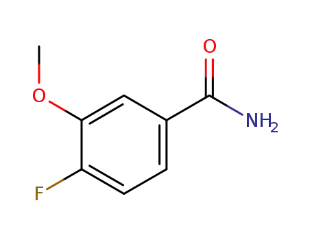 Molecular Structure of 874804-32-7 (Benzamide, 4-fluoro-3-methoxy-)