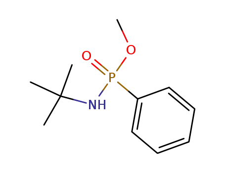 Phosphonamidic acid, N-(1,1-dimethylethyl)-P-phenyl-, methyl ester