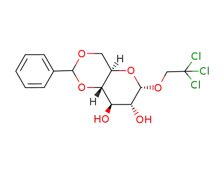 2,2,2-trichloroethyl 4,6-O-benzylidene-α-D-glucopyranoside