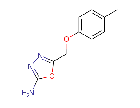 5-<i>p</i>-tolyloxymethyl-[1,3,4]oxadiazol-2-ylamine