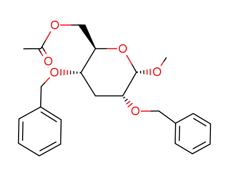 Methyl 6-O-acetyl-2,4-di-O-benzyl-3-deoxy-α-D-ribo-hexopyranoside