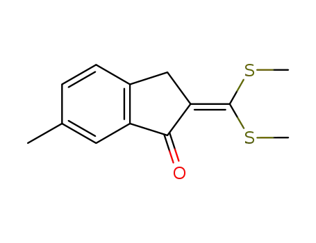 2-(bis(methylthio)methylene)-6-methyl-2,3-dihydro-1H-inden-1-one