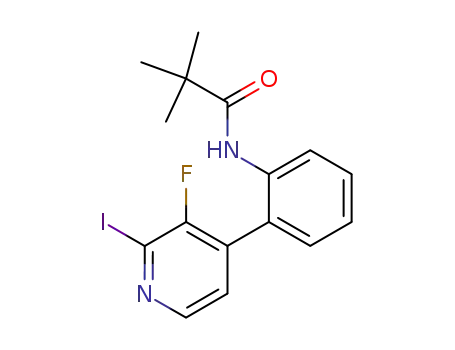 2,2-dimethyl-N-(2-(3-fluoro-2-iodo-4-pyridyl)phenyl)propanamide