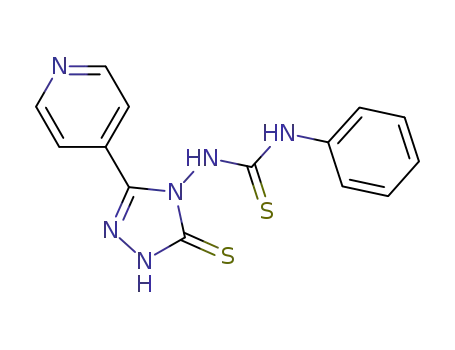 N-phenyl-N'-(3-pyridin-4-yl-5-thioxo-1,5-dihydro-4H-1,2,4-triazol-4-yl)thiourea