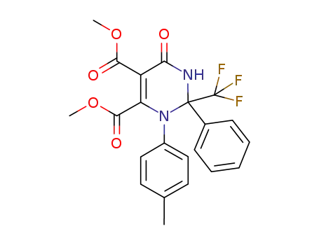dimethyl 3-(4-methylphenyl)-6-oxo-2-phenyl-2-trifluoromethyl-1,2,3,6-tetrahydropyrimidine-4,5-dicarboxylate
