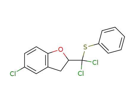 5-Chloro-2-(dichloro-phenylsulfanyl-methyl)-2,3-dihydro-benzofuran