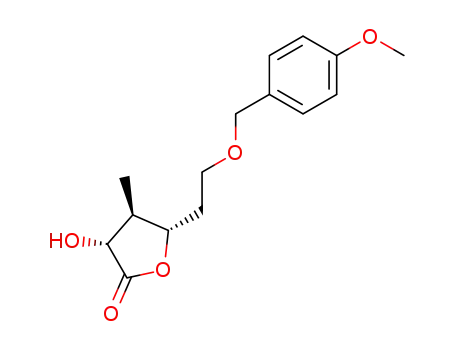(3R,4R,5S)-3-Hydroxy-5-[2-(4-methoxy-benzyloxy)-ethyl]-4-methyl-dihydro-furan-2-one