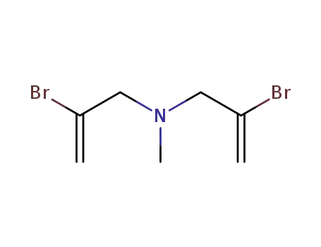 Molecular Structure of 101077-14-9 (2-Propen-1-amine,2-bromo-N-(2-bromo-2-propen-1-yl)-N-methyl-)