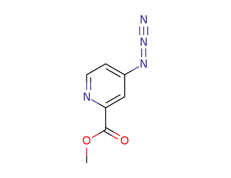 Molecular Structure of 1431470-10-8 (4-azido-pyridine-2-carboxylic acid methyl ester)