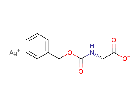 silver salt of (S)-2-(benzyloxycarbonylamino)propanoic acid