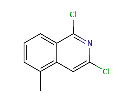 Molecular Structure of 21902-40-9 (1,3-Dichloro-5-methylisoquinoline)