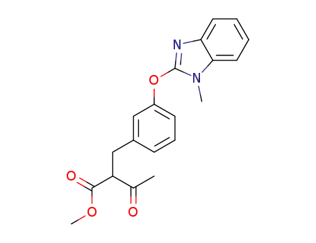 methyl 2-{3-[(1-methyl-1H-benzimidazol-2-yl)oxy]benzyl}-3-oxobutanoate