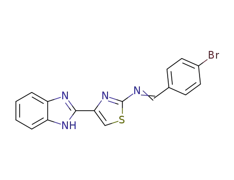 [4-(1H-benzoimidazol-2-yl)thiazol-2-yl](4-bromobenzylidene)amine