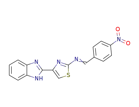 [4-(1H-benzoimidazol-2-yl)thiazol-2-yl](4-nitrobenzylidene)amine