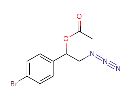 2-azido-1-(4'-bromophenyl)ethyl acetate